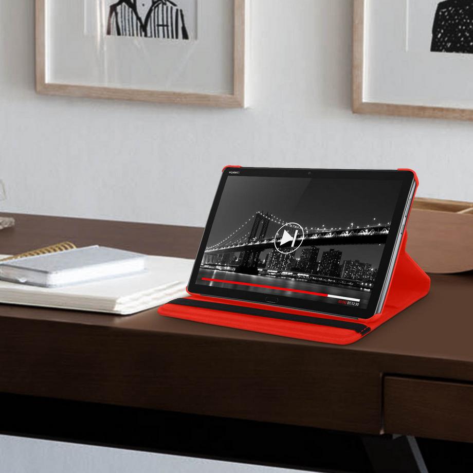 Avizar  360 Hülle Huawei MediaPad M5 Lite Rot 