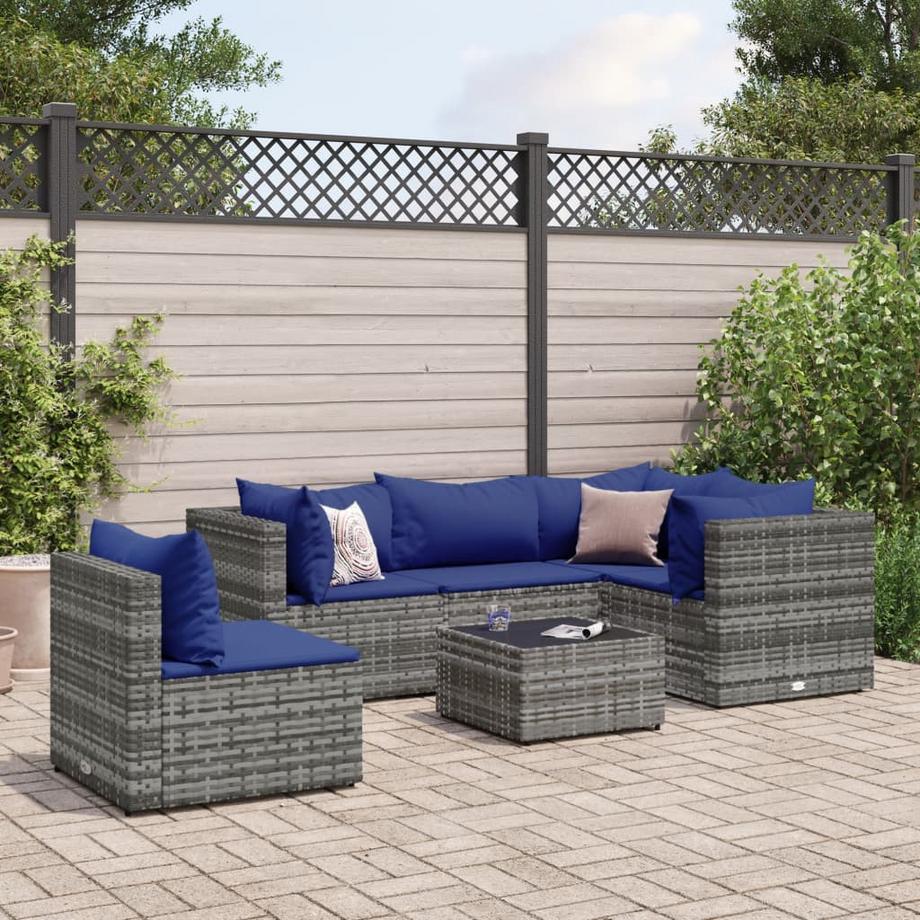 VidaXL Garten lounge set poly-rattan  