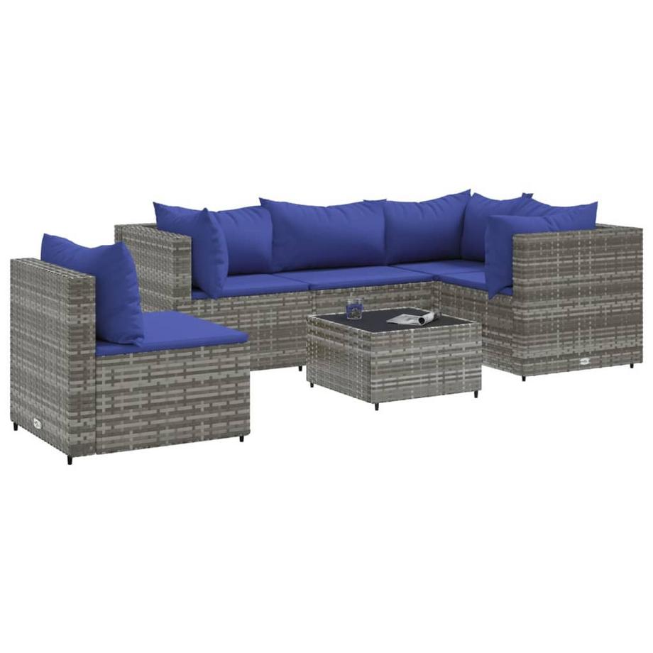 Garten lounge set poly-rattan