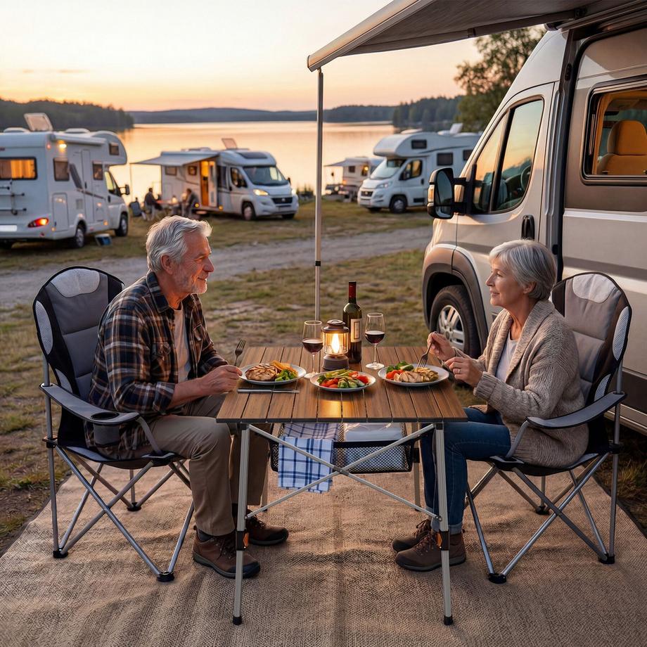 Tectake  Table de camping pliables 
