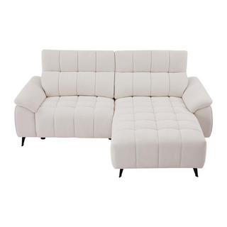 Vente-unique Eckrelaxsofa elektrisch - Ecke rechts - Strukturstoff - Beige - CELTIMO  