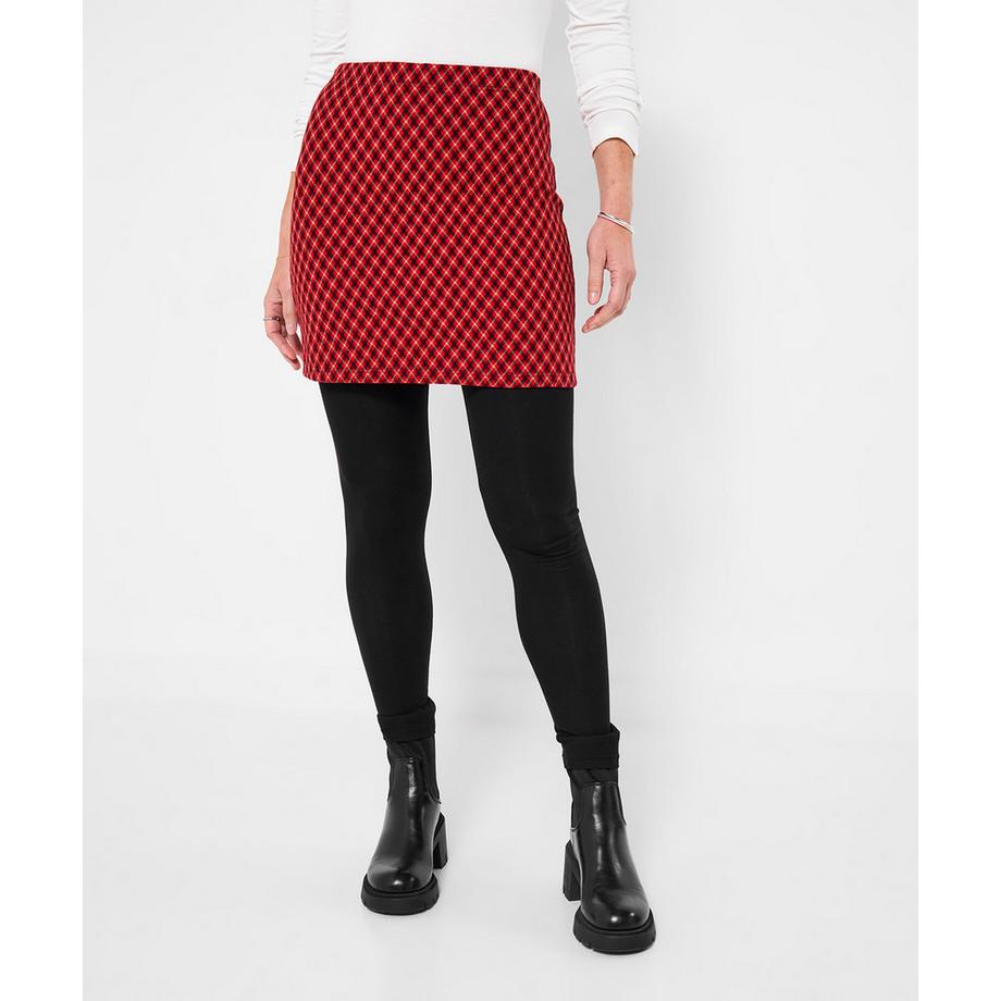 Joe Browns Leggings à jupe intégrée à carreaux confortables  