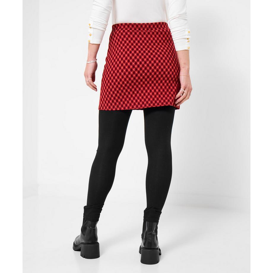 Joe Browns Leggings à jupe intégrée à carreaux confortables  