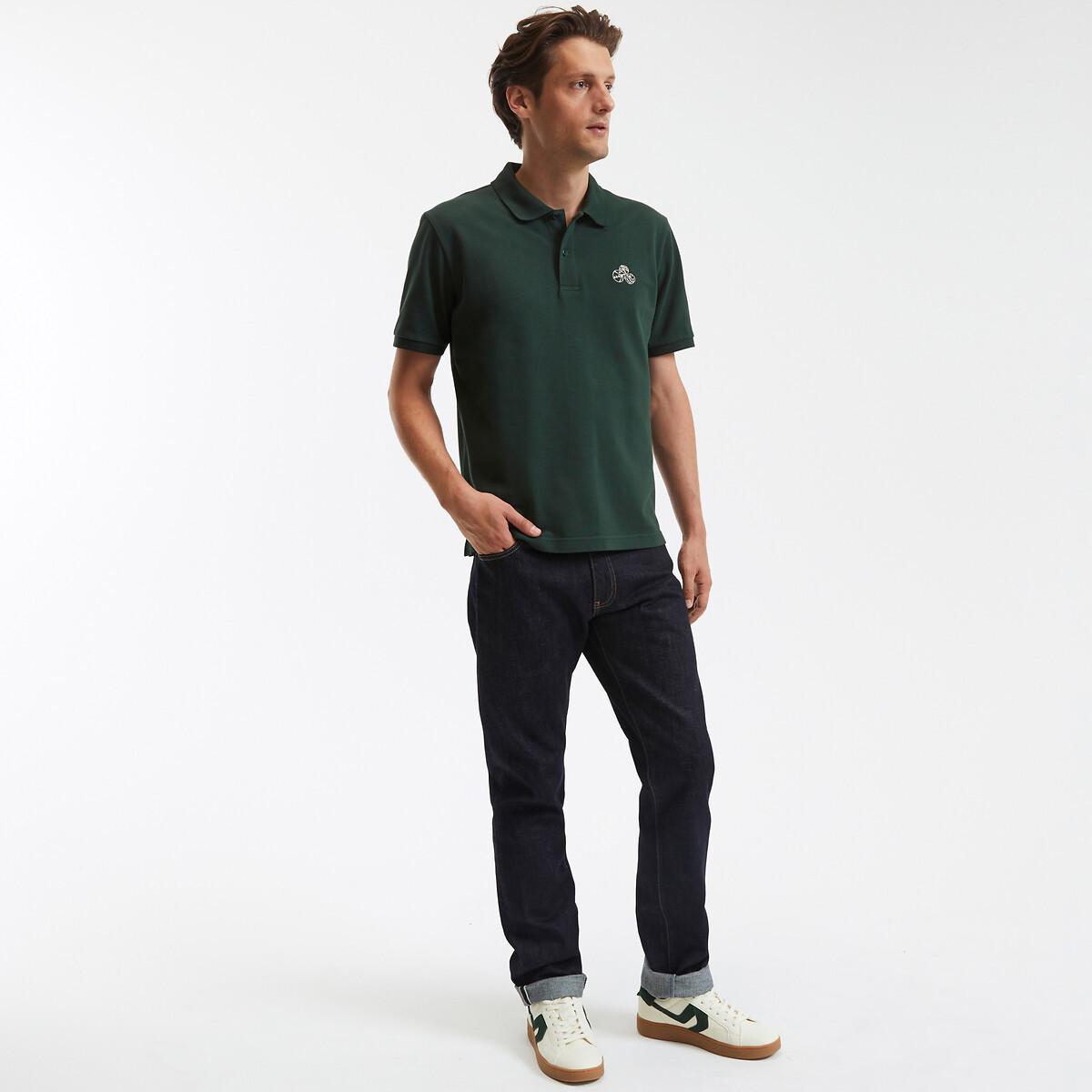 La Redoute Collections  Kurzärmeliges Poloshirt mit Stickerei 