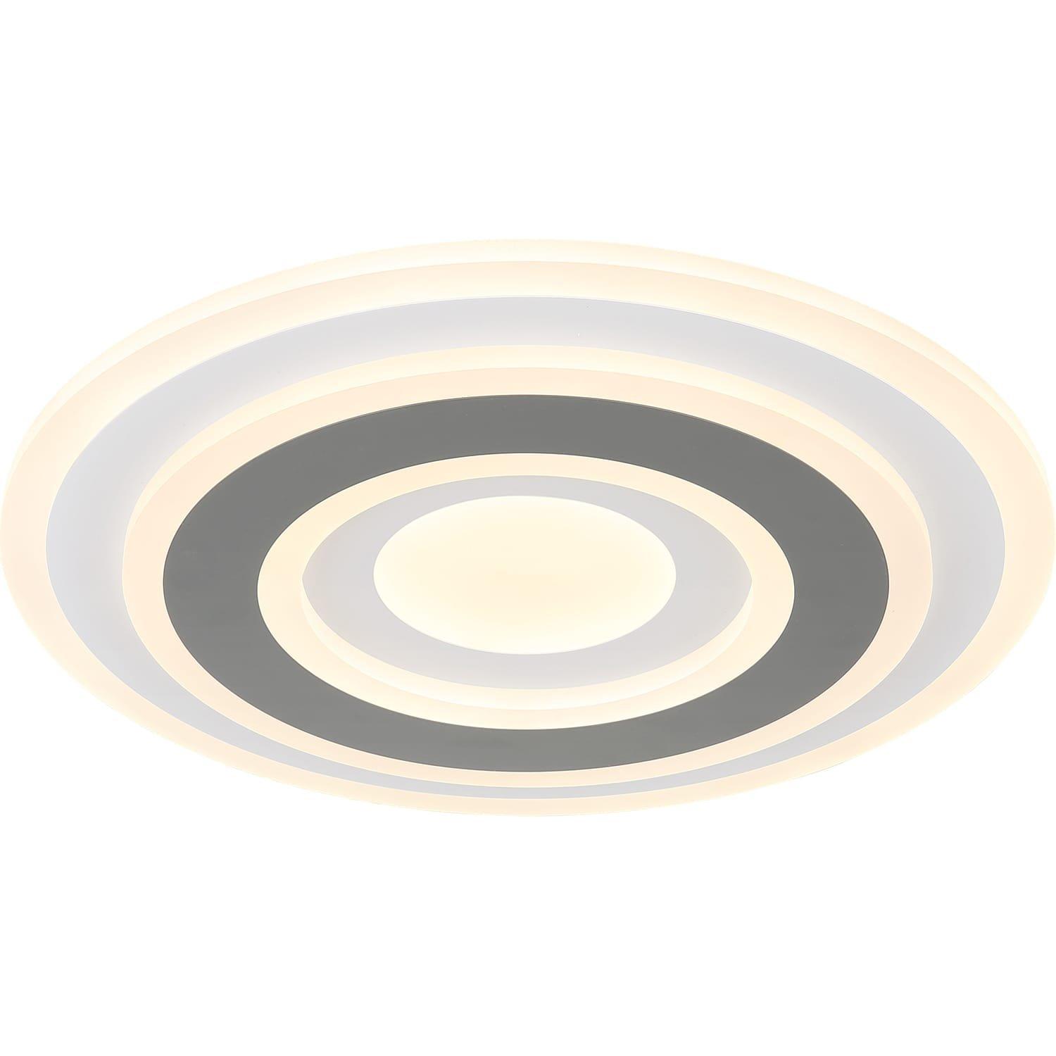 Image of Deckenleuchte Sabatino Metall weiss LED 38x38x6 Deckenleuchte Sabatino Metall weiss LED 38x38x6