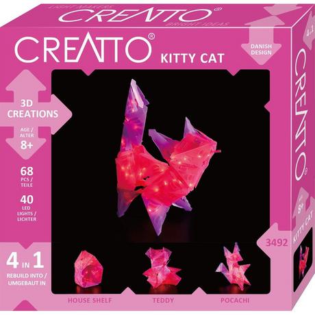 Kosmos  Creatto Leuchtende 3D-Katze 