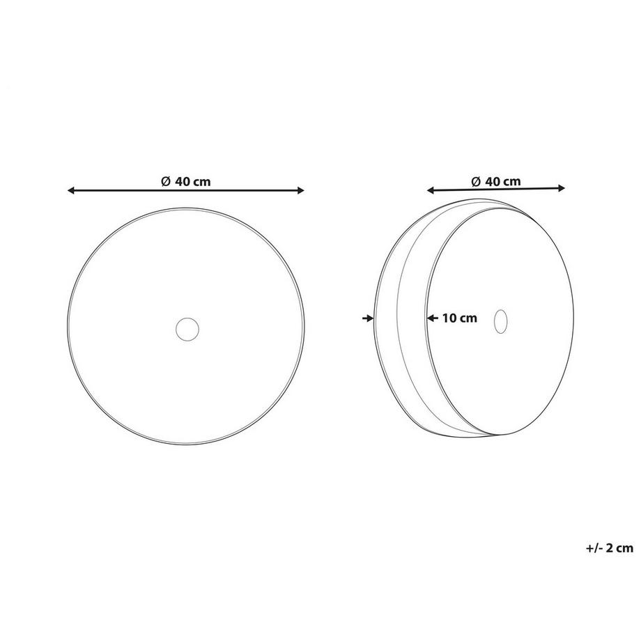 Beliani Cuscino decorativo en Velluto  UDALA  