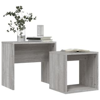 VidaXL Table basse gigogne bois d'ingénierie  