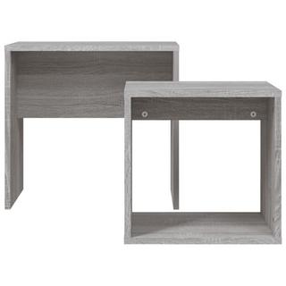 VidaXL Table basse gigogne bois d'ingénierie  