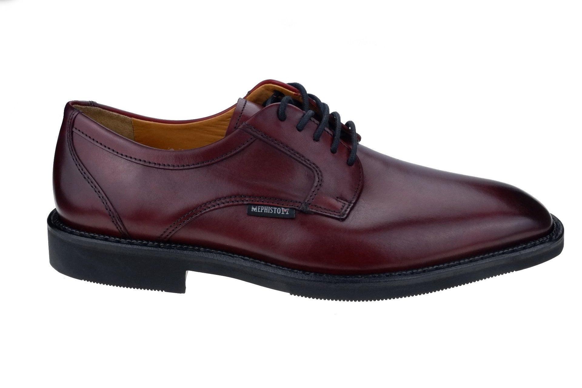 Image of Pedro - Leder Schnürschuh Herren Rot 40.5