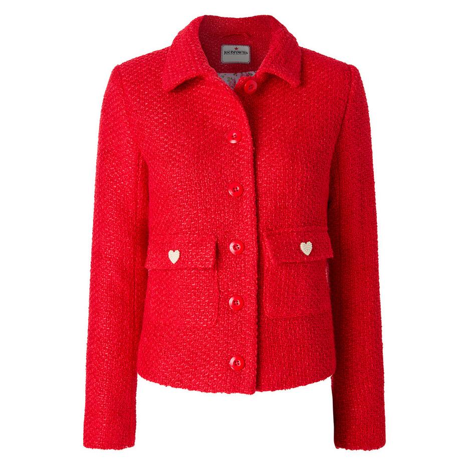 Joe Browns Strukturierte Boucléjacke mit Kragen  