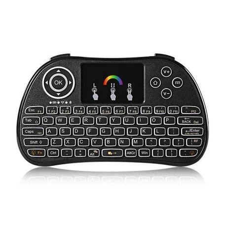 eStore  P9 Mini Wireless Tastatur mit Hintergrundbeleuchtung für PC/TV-Box 