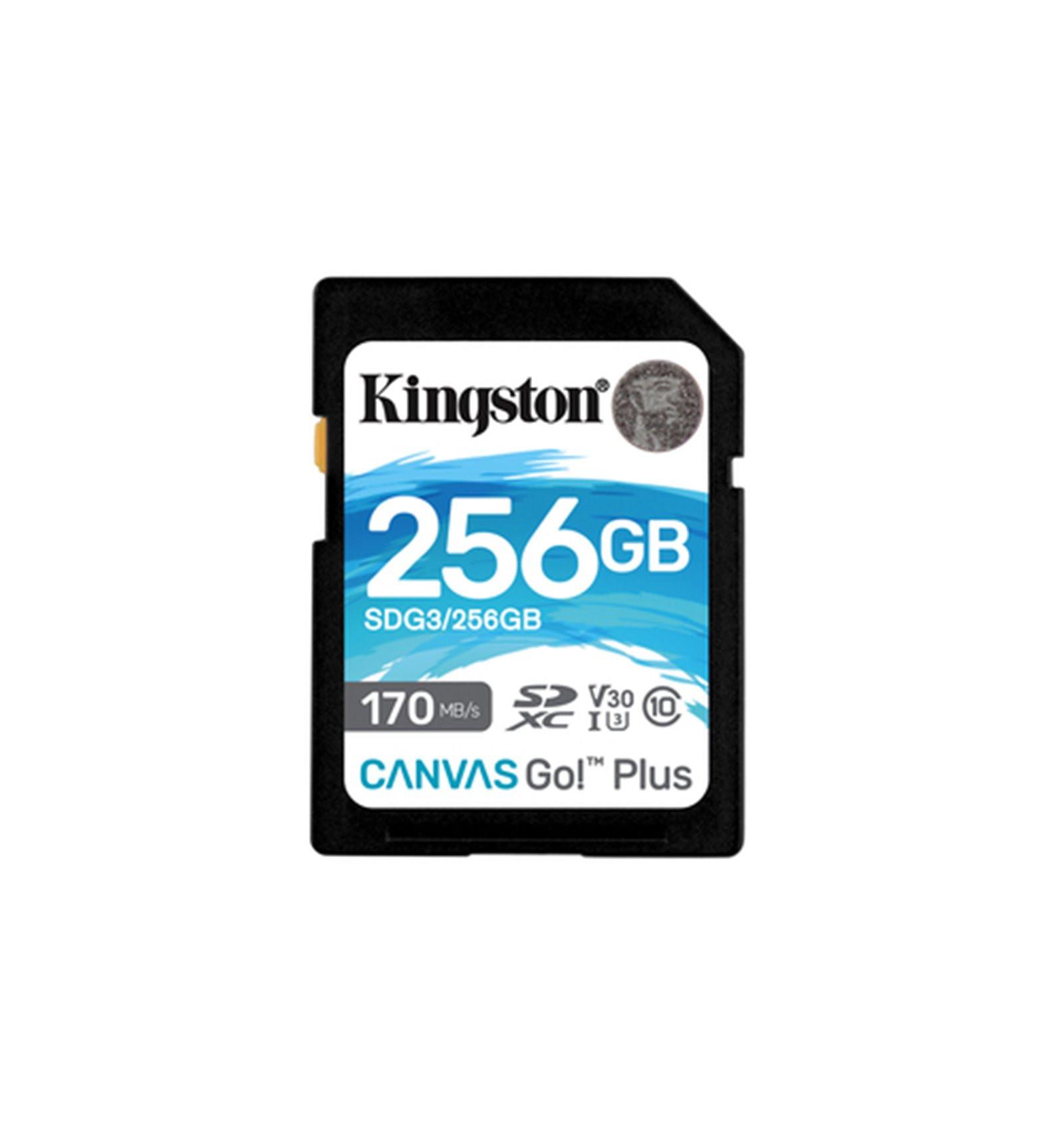 Kingston  Canvas Go! Plus   (SDXC, 256GB, U3, UHS-I  ) 