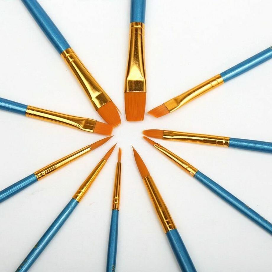 eStore  10x Künstlerpinsel in verschiedenen Größen 