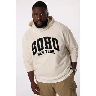 Sthuge  Sweat-shirt à capuche STHUGE, coupe oversize et inscription SOHO sur le devant- jusqu'au 8&nbsp;XL 