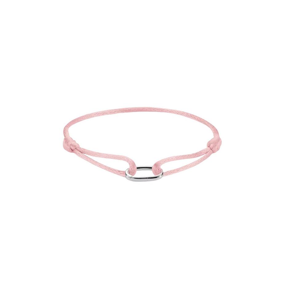 Bracelet Silver Textile Bracelet  Connect
