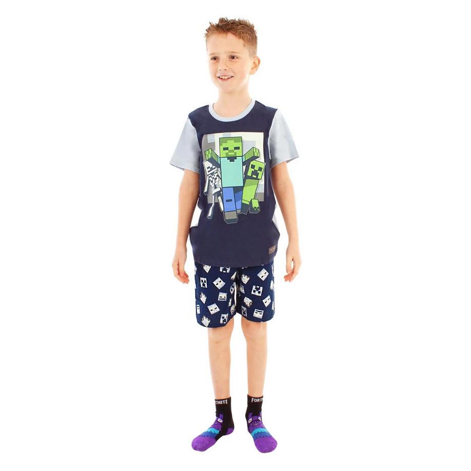 MINECRAFT  Undead Schlafanzug mit Shorts 