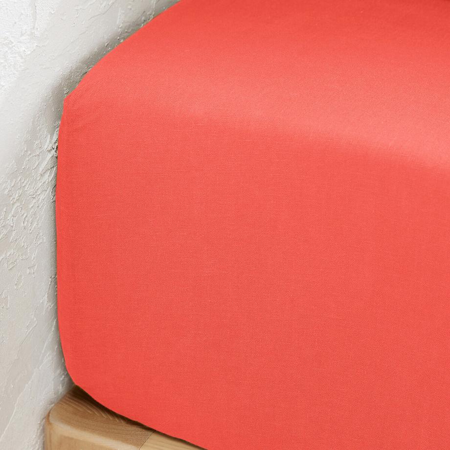 La Redoute Intérieurs Linot Fixleintuch aus vorgewaschenem Leinen  