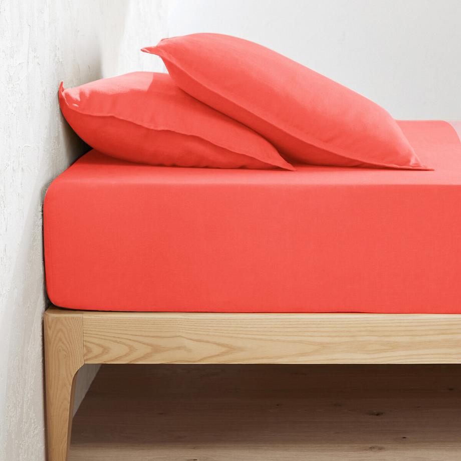 La Redoute Intérieurs Linot Fixleintuch aus vorgewaschenem Leinen  