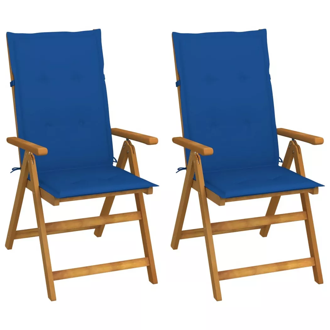 VidaXL - sedia Legno, One Size, Blu