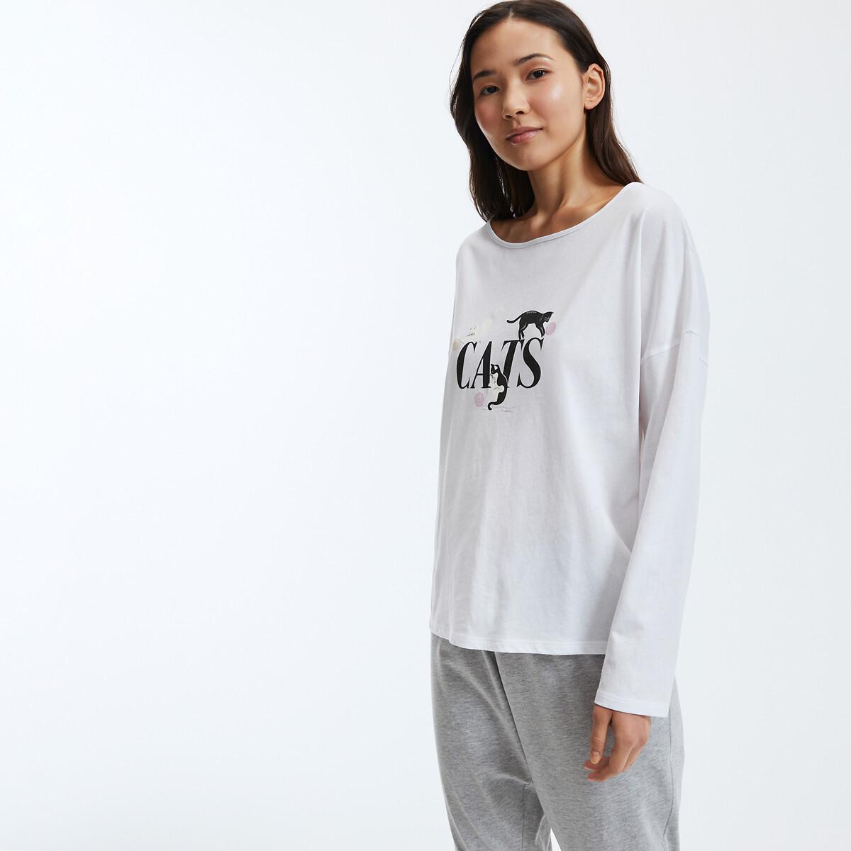 SO'HOME Ensemble Pyjama Imprimé Chat  