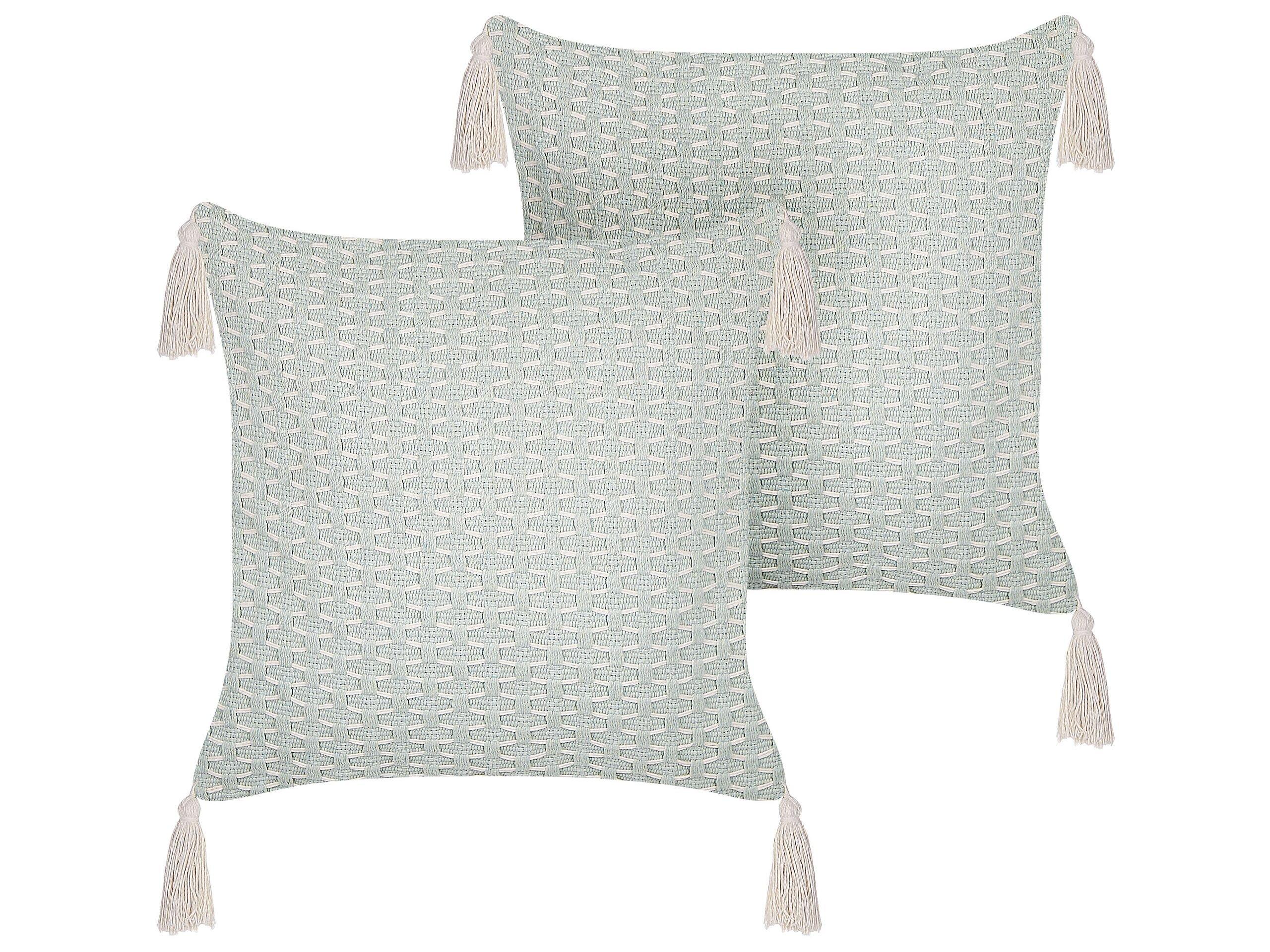 Image of Kissen 2er Set aus Polyester Boho HAKONE Kissen 2er Set aus Polyester Boho HAKONE