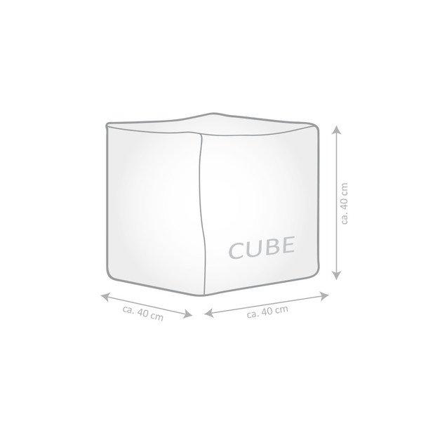 Sitting Point Sitzsack Cube Scuba, altrose  