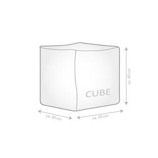 Sitting Point Sitzsack Cube Scuba, altrose  