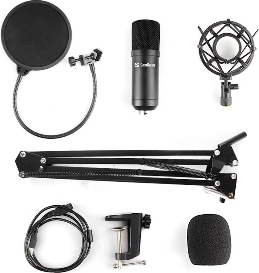 Sandberg  Streamer USB Microphone Kit 