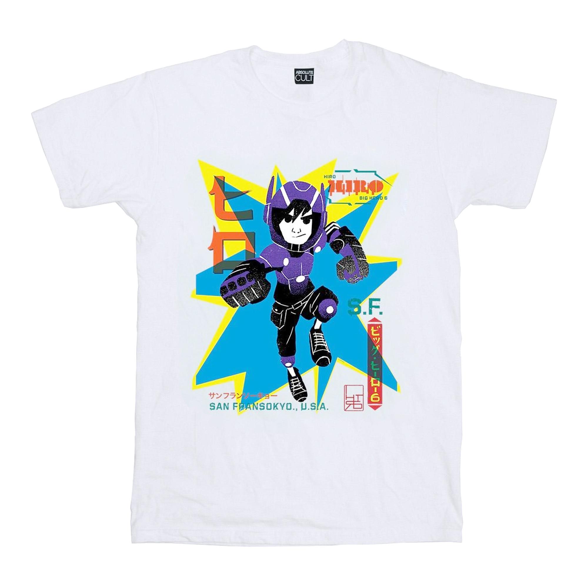 Image of Big Hero 6 Hiro Anime Tshirt Unisex Weiss 128