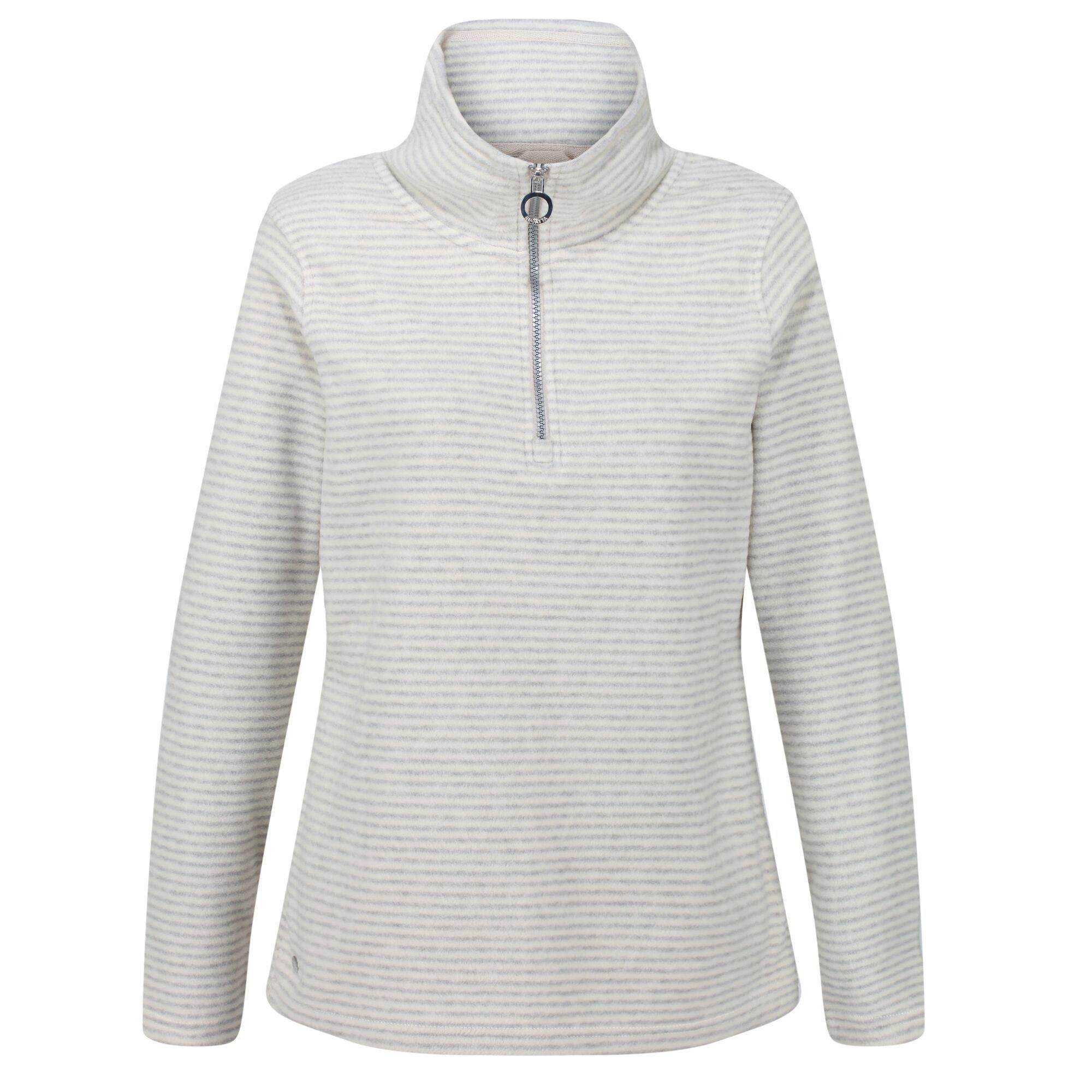 Image of Fleecepullover Solenne Damen Taubengrau 46