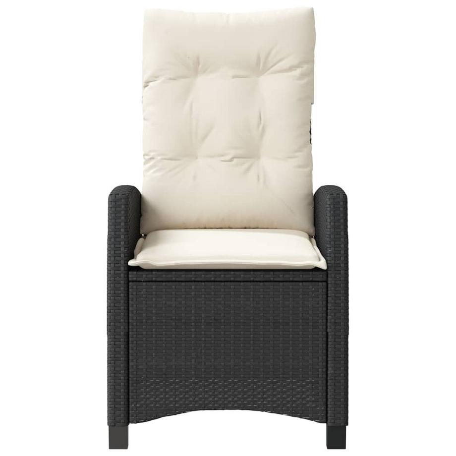 VidaXL Chaise de jardin inclinable rotin synthétique  