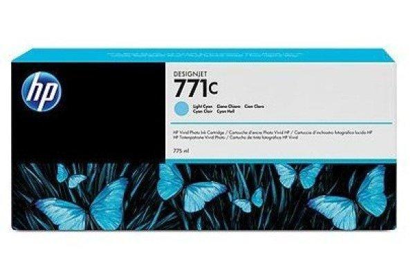 Hewlett-Packard  HP Tintenpatrone 771C light cyan B6Y12A DesignJet Z6200 775ml 