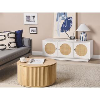 Beliani Credenza a 3 ante en Fibra a media densità (MDF) Boho UYUNI  