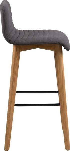 mutoni Tabouret de bar Scuol anthracite  