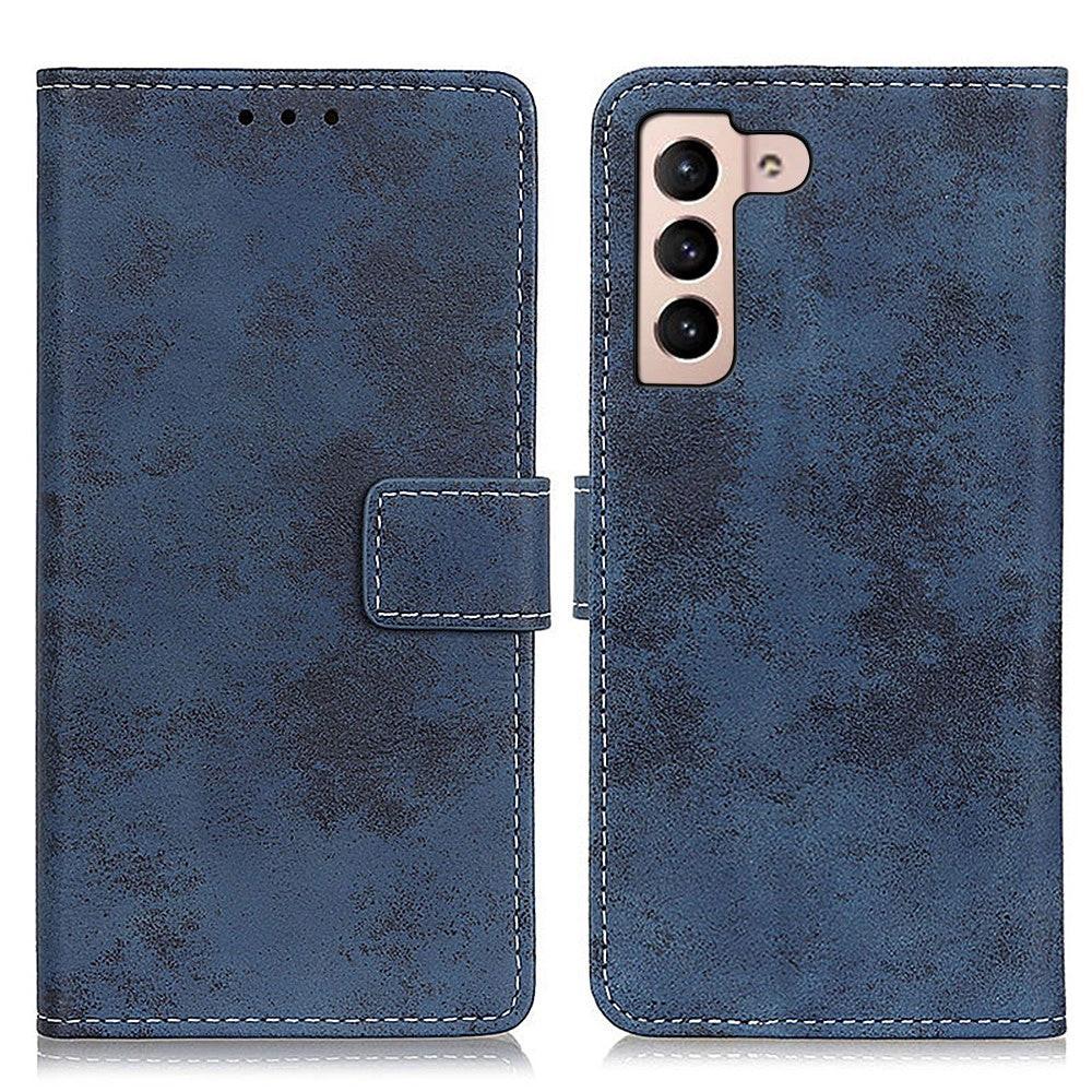 Cover-Discount  Galaxy S22+ - Look Vintage En Daim 