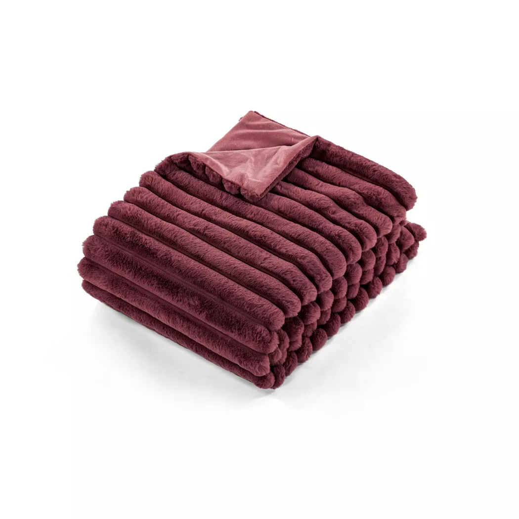 Wohndecke "Tiseco Rabbit Stripe 130 x 170 cm"
