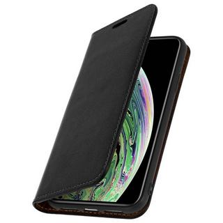 Avizar  Cover Echtleder iPhone XS Max Schwarz 