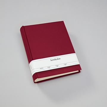 Semikolon Classic Large Fotoalbum Burgund 40 Blätter Hardcover-Bindung