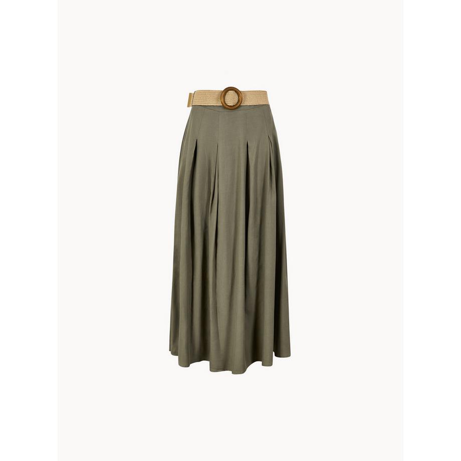 APRICOT Gonna midi boho con cintura  
