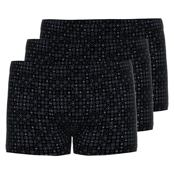 Image of 3er Pack New Modern - Cotton-modal - Retro Short Pant Herren Schwarz M