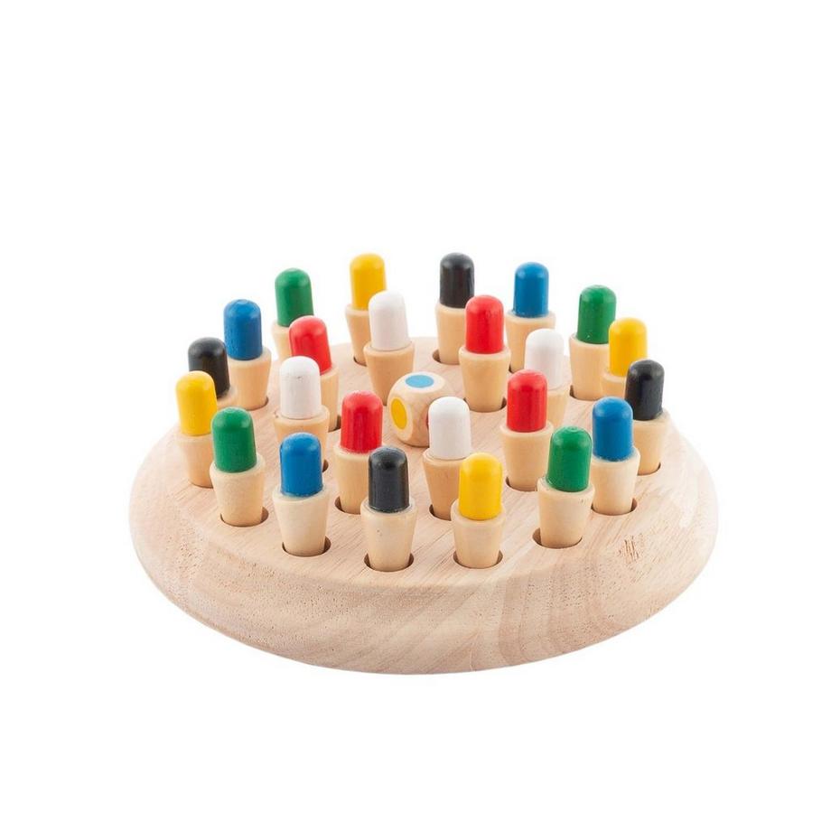 InnovaGoods  Gedächtnisschach aus Holz 