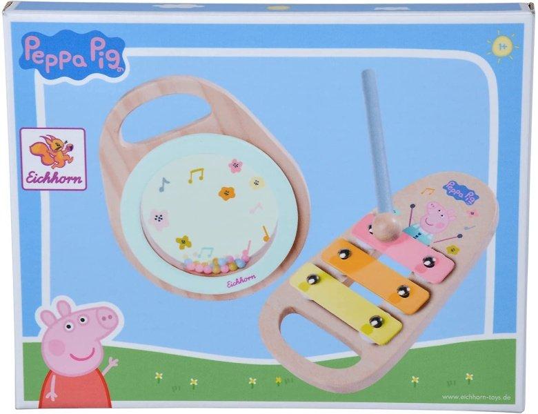 Eichhorn  Peppa Pig Holz-Musikset (2Teile) 