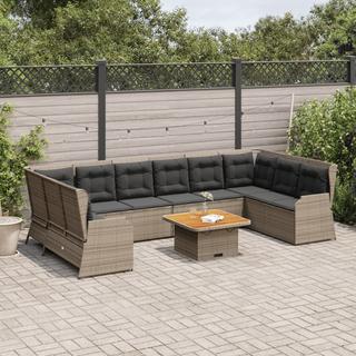 VidaXL set salotti da giardino Polirattan  