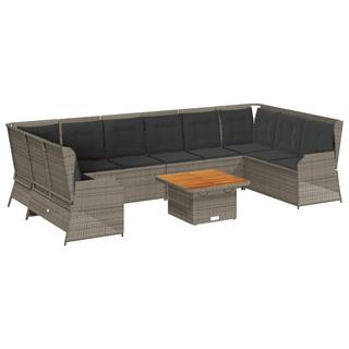 VidaXL set salotti da giardino Polirattan  