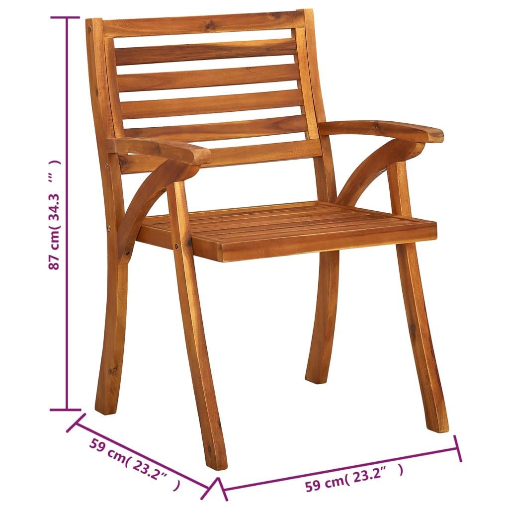 VidaXL Gartenstuhl holz  
