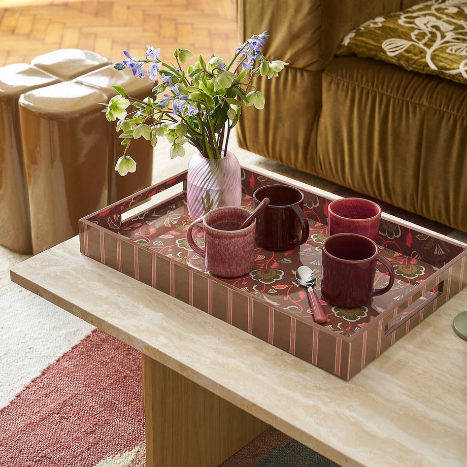 La Redoute Intérieurs Set aus 2 Bechern aus Steingut mit reaktiver Glasur  