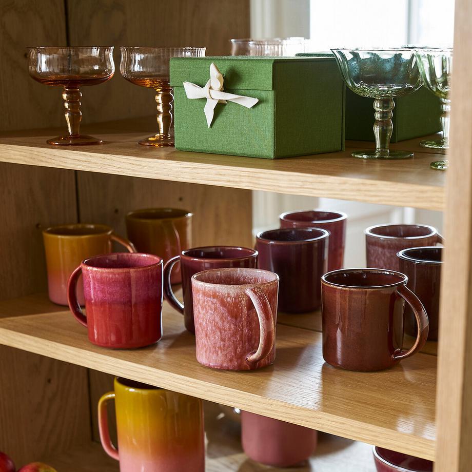 La Redoute Intérieurs Set aus 2 Bechern aus Steingut mit reaktiver Glasur  