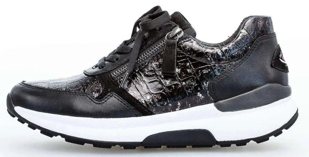 Image of 36.905.97 - Leder Wandersneaker Damen Schwarz 37.5