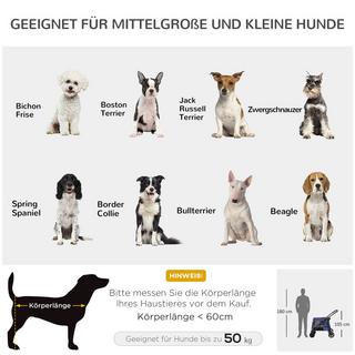 PawHut  Hundewagen 